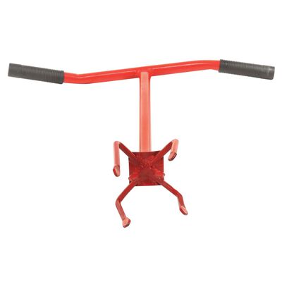 Griffe de jardin en acier – Couleur rouge