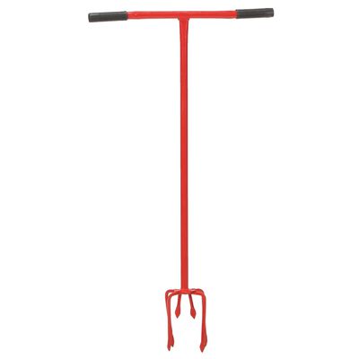 Griffe de jardin en acier – Couleur rouge