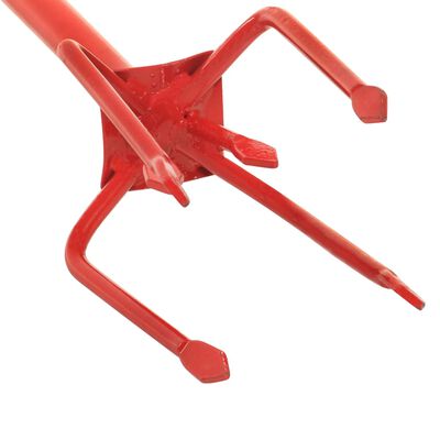Griffe de jardin en acier – Couleur rouge